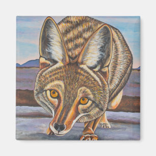 Foxy Coyote Magnet