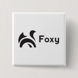 Foxy Design 2 Inch Square Button