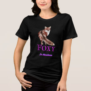 Foxy femmes dans le Tshirt Montana