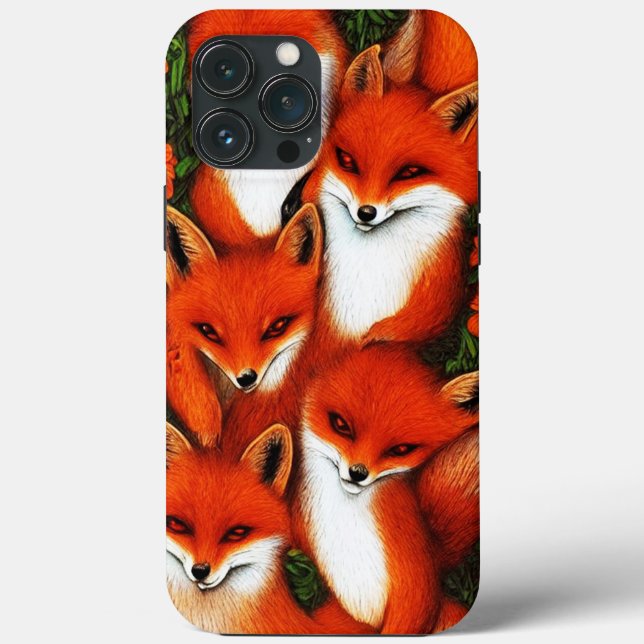 Foxy Fun Case-Mate iPhone Case (Back)