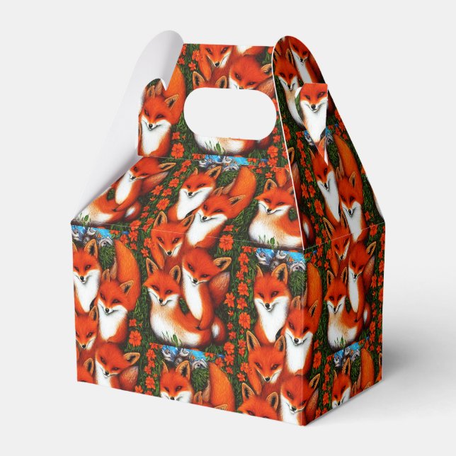Foxy Fun  Favor Box (Front Side)