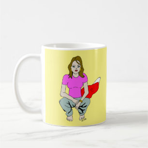 foxy girl coffee mug