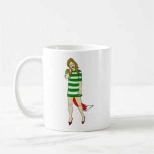 foxy girl   coffee mug