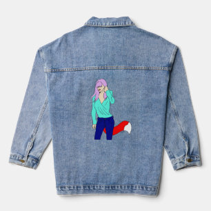 foxy girl   denim jacket