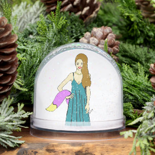 foxy girl    snowglobe