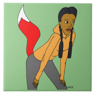 foxy girl   tile
