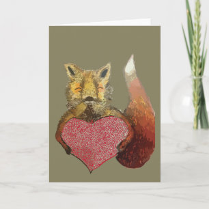 Foxy in Love card