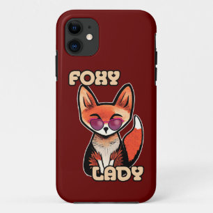 Foxy Lady   Cute Fox iPhone 11 Case