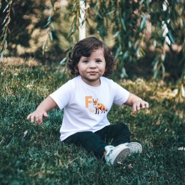 Foxy Learner: Adorable Alphabet Toddler T-Shirt (Creator Uploaded)