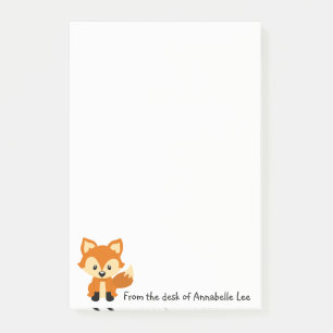 Foxy Little Friend Post-it Notes