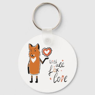 Foxy Love Keychain