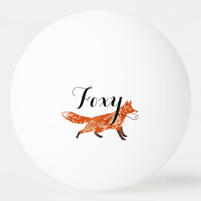Foxy Ping Pong Ball (Back)