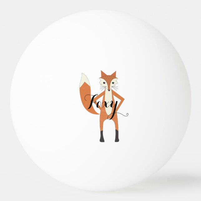 Foxy Ping Pong Ball (Back)