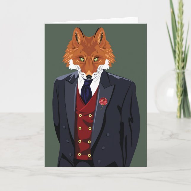 Foxy Portrait Card (Front)