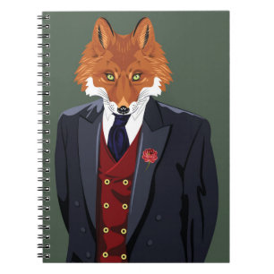 Foxy Portrait Notebook