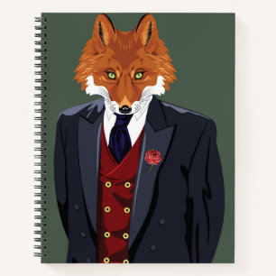 Foxy Portrait Notebook