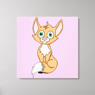 Foxy Roxy 24 x 24 Canvas Print