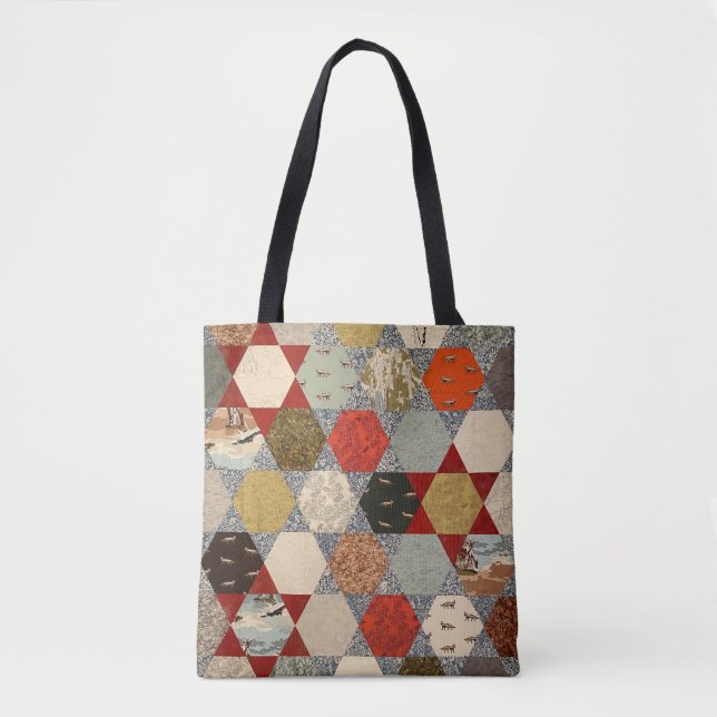 Foxy Tote Bag original by Alison Roberts-Forde (Front)