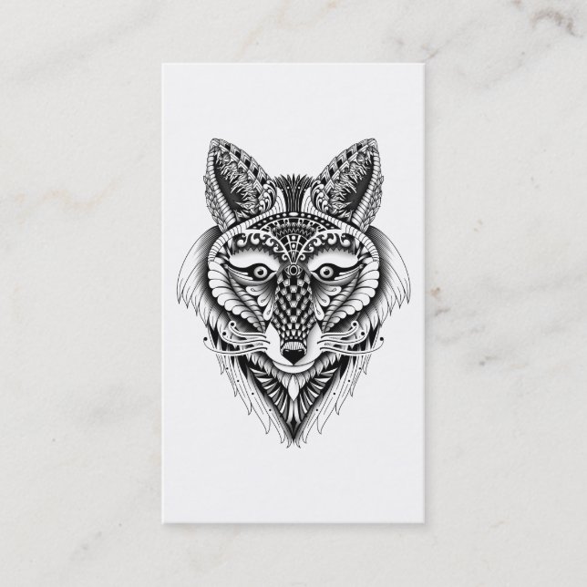Foxy Wolf Business Card (Front)