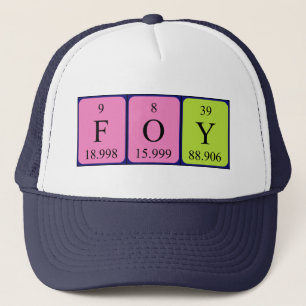Foy periodic table name hat