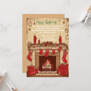 Foyer de Noël Invitation