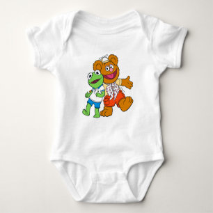 Fozzie and Kermit Baby Bodysuit