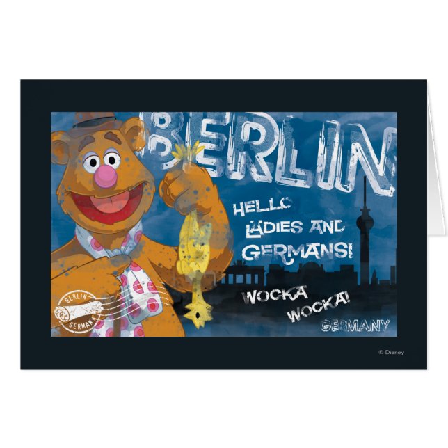 Fozzie Bear - Berlin, Germany Poster (Front Horizontal)
