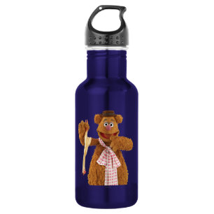 Fozzie Bear holding a rubber chicken 532 Ml Water Bottle