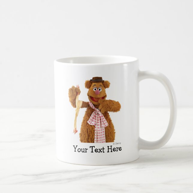 Fozzie Bear holding a rubber chicken Coffee Mug (Right)