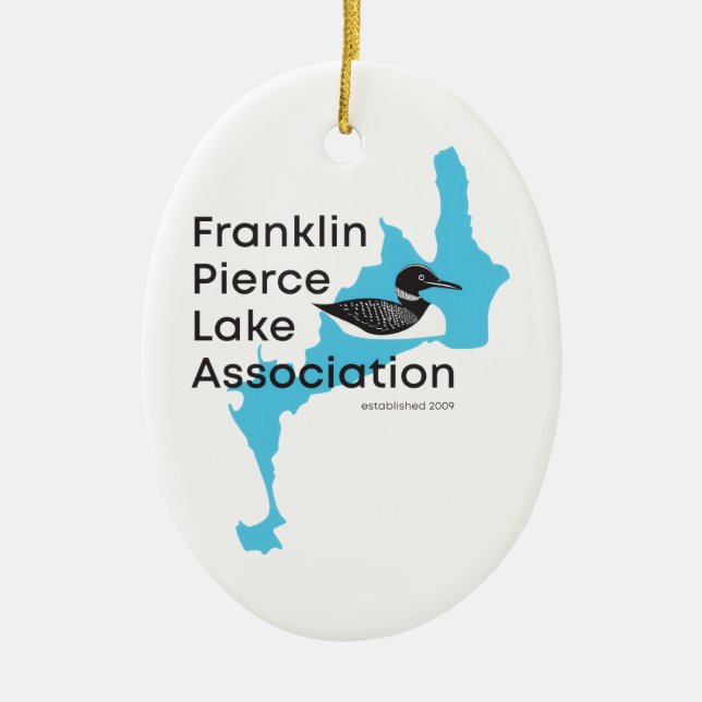 FPLA Oval Ceramic Ornament (Front)