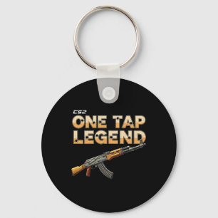 Fps Gamer Funny Cs First Person Competitive Gaming Keychain