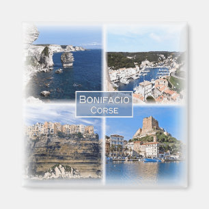 FR0118 Europe, France, Corsica, Bonifacio, Fridge Magnet