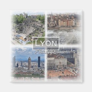 FR0122 Europe, France, Lyon, Fridge Magnet