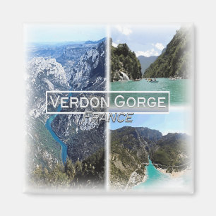 FR0125 Europe, France, Verdon Gorge, Fridge Magnet