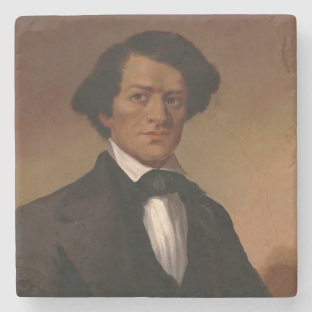 Fr3d3rick Bailey Douglass: Civil Rights Legend   Stone Coaster (Front)