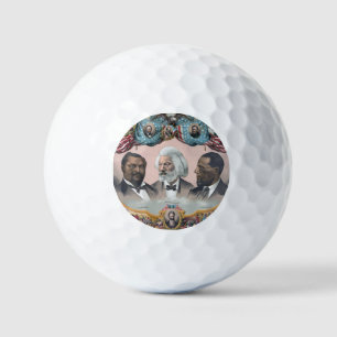Fr3d3rick Bailey Douglass with Black Abolitionist  Golf Balls