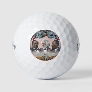 Fr3d3rick Bailey Douglass with Black Abolitionist  Golf Balls