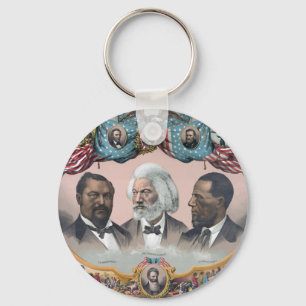Fr3d3rick Bailey Douglass with Black Abolitionist  Keychain