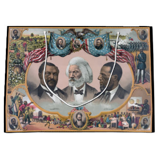 Fr3d3rick Bailey Douglass with Black Abolitionist  Large Gift Bag