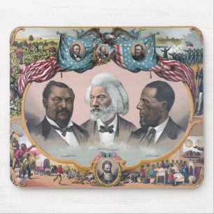 Fr3d3rick Bailey Douglass with Black Abolitionist Mouse Pad