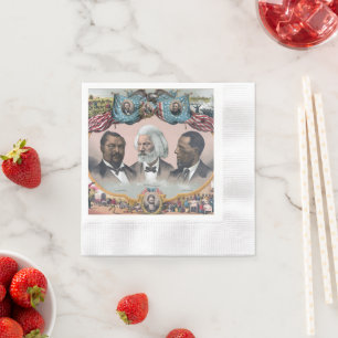 Fr3d3rick Bailey Douglass with Black Abolitionist Napkin