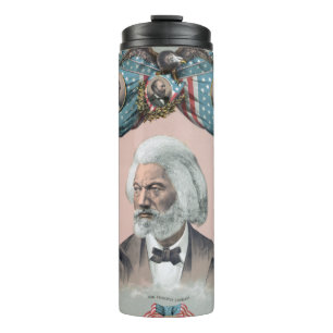Fr3d3rick Bailey Douglass with Black Abolitionist  Thermal Tumbler