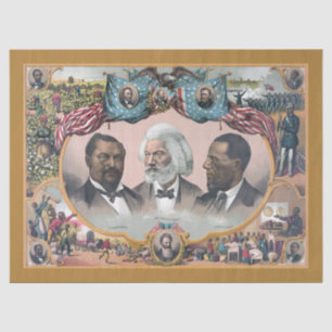 Fr3d3rick Bailey Douglass with Black Abolitionist Tissue Paper