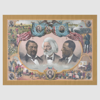 Fr3d3rick Bailey Douglass with Black Abolitionist  Tissue Paper