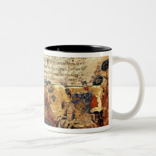 Fr 4972 f.1: Jerusalem in the Crusades Two-Tone Coffee Mug