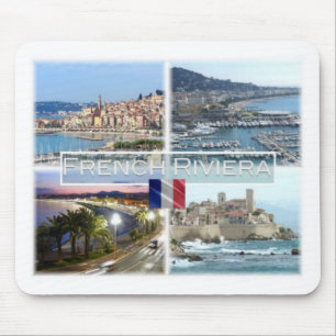 FR France - French Riviera - Côte d'Azur - Mouse Pad