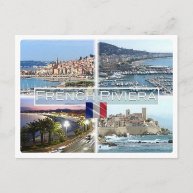 FR France - French Riviera - Côte d'Azur - Postcard (Front)