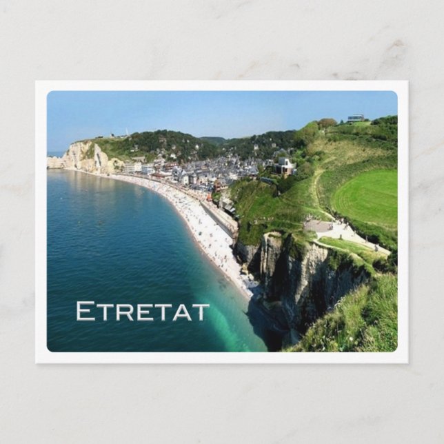 FR France - Normandy -  Etretat - Postcard (Front)