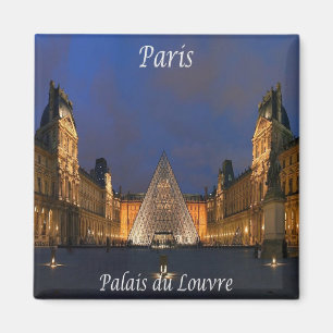 FR - France - Paris - Louvre Palace Magnet