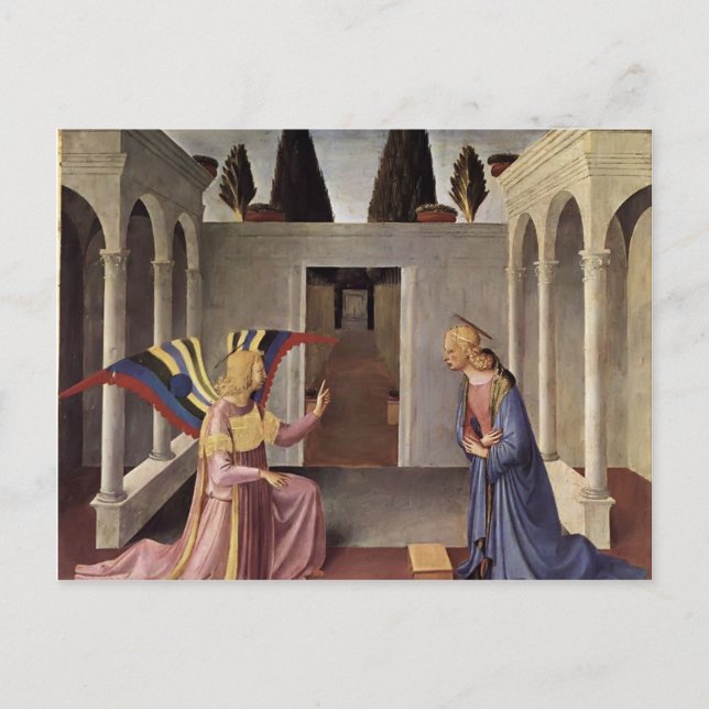 Fra Angelico- Annunciation Postcard (Front)